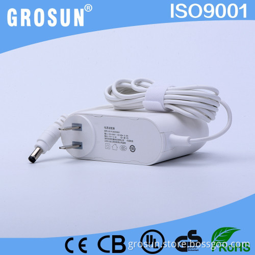 24 Watt 12V 2A UK/EU/US Plug AC to DC Wall-mounted Adapter with CE GS UL